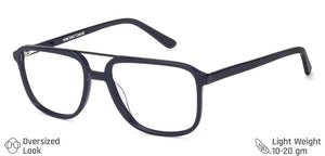 Blue Square Full Rim Medium Unisex Eyeglasses by Vincent Chase-131500