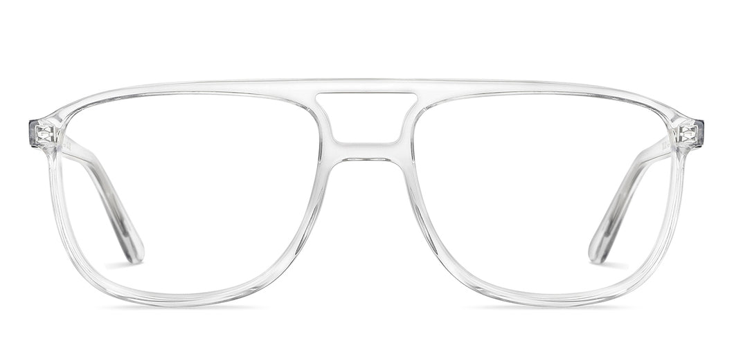Transparent Square Full Rim Unisex Eyeglasses by Vincent Chase-149186