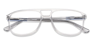 Transparent Square Full Rim Unisex Eyeglasses by Vincent Chase-149186