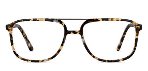 Tortoise Square Full Rim Unisex Eyeglasses by Vincent Chase-149314