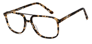 Tortoise Square Full Rim Unisex Eyeglasses by Vincent Chase-149314