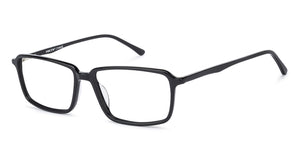 Black Rectangle Full Rim Unisex Eyeglasses by Vincent Chase Online-131508