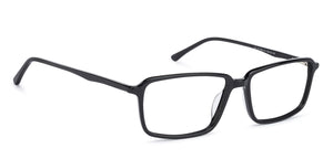 Black Rectangle Full Rim Unisex Eyeglasses by Vincent Chase Online-131508