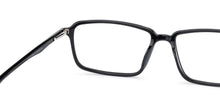 Load image into Gallery viewer, Black Rectangle Full Rim Unisex Eyeglasses by Vincent Chase Online-131508