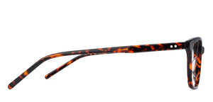 Tortoise Rectangle Full Rim Unisex Eyeglasses by Vincent Chase Online-134167