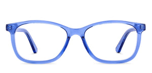 Blue Rectangle Full Rim Unisex Eyeglasses by Vincent Chase-149524