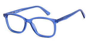 Blue Rectangle Full Rim Unisex Eyeglasses by Vincent Chase-149524