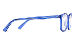 Blue Rectangle Full Rim Unisex Eyeglasses by Vincent Chase-149524