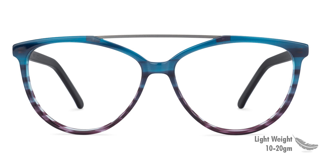 Tortoise Cat Eye Full Rim Women Eyeglasses by Vincent Chase Online-131516