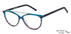 Tortoise Cat Eye Full Rim Women Eyeglasses by Vincent Chase Online-131516