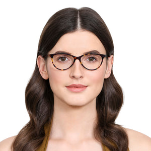 Tortoise Cat Eye Full Rim Women Eyeglasses by Vincent Chase Online-139142
