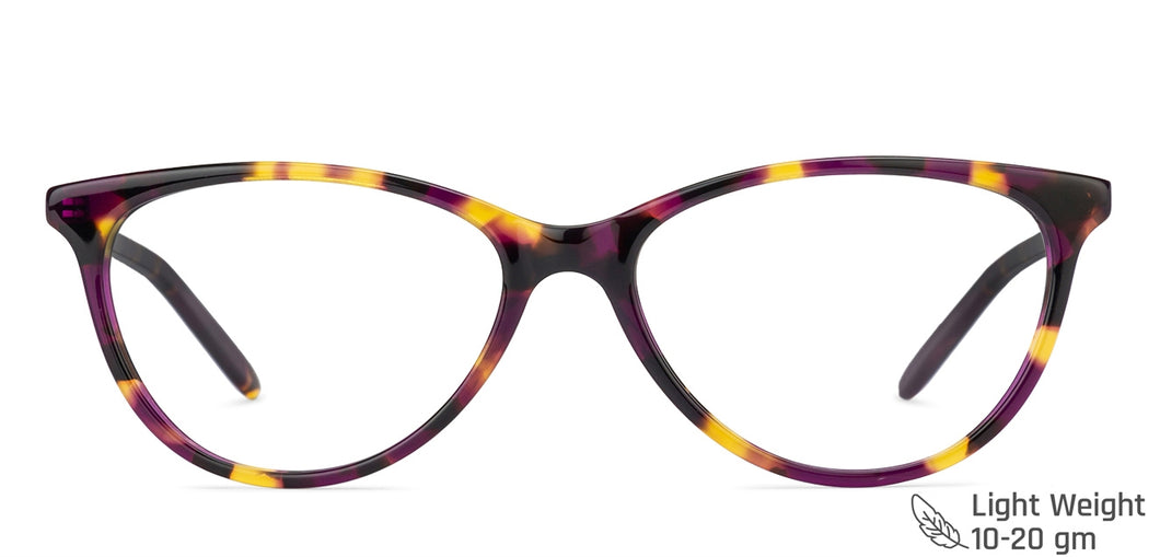 Tortoise Cat Eye Full Rim Narrow Women Eyeglasses by Vincent Chase-131517