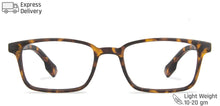 Load image into Gallery viewer, Brown Rectangle Full Rim Unisex Eyeglasses by Lenskart Blu-143924