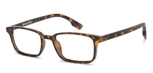 Brown Rectangle Full Rim Unisex Eyeglasses by Lenskart Blu-143924