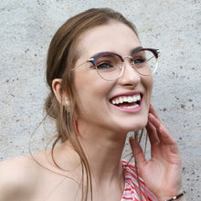 Load image into Gallery viewer, Red Round Full Rim Women Eyeglasses by Vincent Chase Online-131809