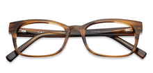 Load image into Gallery viewer, Brown Rectangle Full Rim Unisex Eyeglasses by Vincent Chase Online-131928