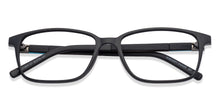 Load image into Gallery viewer, Black Rectangle Full Rim Unisex Eyeglasses by Lenskart Air Online-131936
