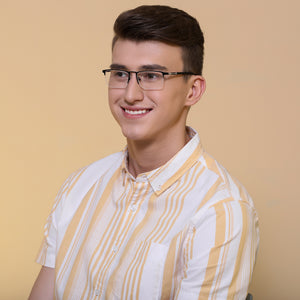Black Rectangle Half Rim Unisex Eyeglasses by Lenskart Air Online-131950