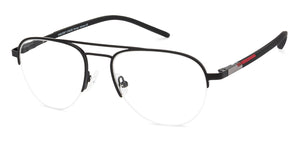 Black Aviator Half Rim Unisex Eyeglasses by Vincent Chase Essentials-131962