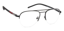 Load image into Gallery viewer, Black Aviator Half Rim Unisex Eyeglasses by Vincent Chase Essentials-131962