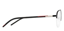 Load image into Gallery viewer, Black Aviator Half Rim Unisex Eyeglasses by Vincent Chase Essentials-131962