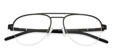 Load image into Gallery viewer, Black Aviator Half Rim Unisex Eyeglasses by Vincent Chase Essentials-131962