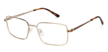 Load image into Gallery viewer, Gold Rectangle Full Rim Unisex Eyeglasses by Vincent Chase-132011