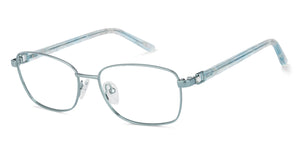 Blue Rectangle Full Rim Women Eyeglasses by Vincent Chase Online-132015