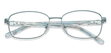 Load image into Gallery viewer, Blue Rectangle Full Rim Women Eyeglasses by Vincent Chase Online-132015