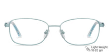 Load image into Gallery viewer, Blue Rectangle Full Rim Women Eyeglasses by Vincent Chase Online-132015