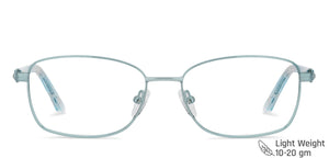 Blue Rectangle Full Rim Women Eyeglasses by Vincent Chase Online-132015