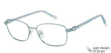 Load image into Gallery viewer, Blue Rectangle Full Rim Women Eyeglasses by Vincent Chase Online-132015