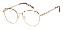 Load image into Gallery viewer, Gold Round Full Rim Women Eyeglasses by Vincent Chase Online-132017