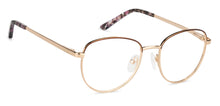 Load image into Gallery viewer, Gold Round Full Rim Women Eyeglasses by Vincent Chase Online-132017