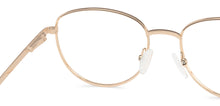 Load image into Gallery viewer, Gold Round Full Rim Women Eyeglasses by Vincent Chase Online-132017