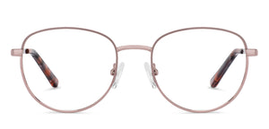 Rose Gold Round Full Rim Women Eyeglasses by Vincent Chase Online-132018
