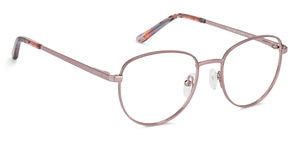 Rose Gold Round Full Rim Women Eyeglasses by Vincent Chase Online-132018