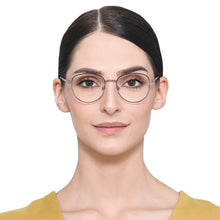Load image into Gallery viewer, Rose Gold Round Full Rim Women Eyeglasses by Vincent Chase Online-132018