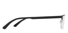 Load image into Gallery viewer, Black Rectangle Half Rim Unisex Eyeglasses by Vincent Chase Essentials-132027
