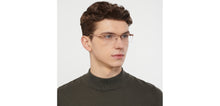 Load image into Gallery viewer, Copper Rectangle Half Rim Unisex Eyeglasses by Vincent Chase-150988