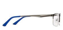 Load image into Gallery viewer, Gunmetal Rectangle Half Rim Unisex Eyeglasses by Vincent Chase Computer Glasses-142741
