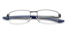 Load image into Gallery viewer, Grey Rectangle Half Rim Unisex Eyeglasses by Lenskart Air Online-132038