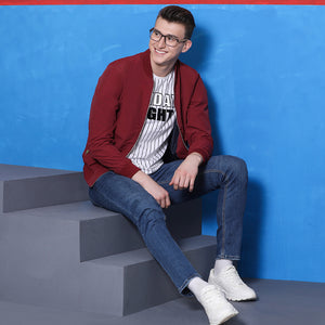 Grey Rectangle Full Rim Unisex Eyeglasses by Vincent Chase VC-132666
