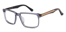 Load image into Gallery viewer, Grey Rectangle Full Rim Unisex Eyeglasses by Vincent Chase VC-132666
