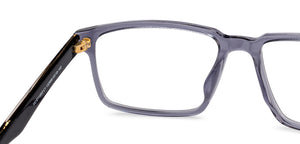 Grey Rectangle Full Rim Unisex Eyeglasses by Vincent Chase VC-132666