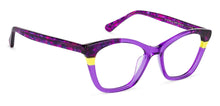 Load image into Gallery viewer, Purple Cat Eye Full Rim Wide Women Eyeglasses by Vincent Chase Online-132678