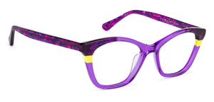 Purple Cat Eye Full Rim Wide Women Eyeglasses by Vincent Chase Online-132678
