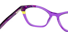 Load image into Gallery viewer, Purple Cat Eye Full Rim Wide Women Eyeglasses by Vincent Chase Online-132678