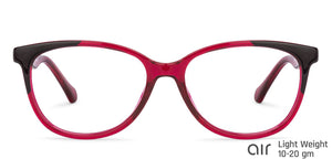 Grey Cat Eye Full Rim Women Eyeglasses by Lenskart Air Online-132689
