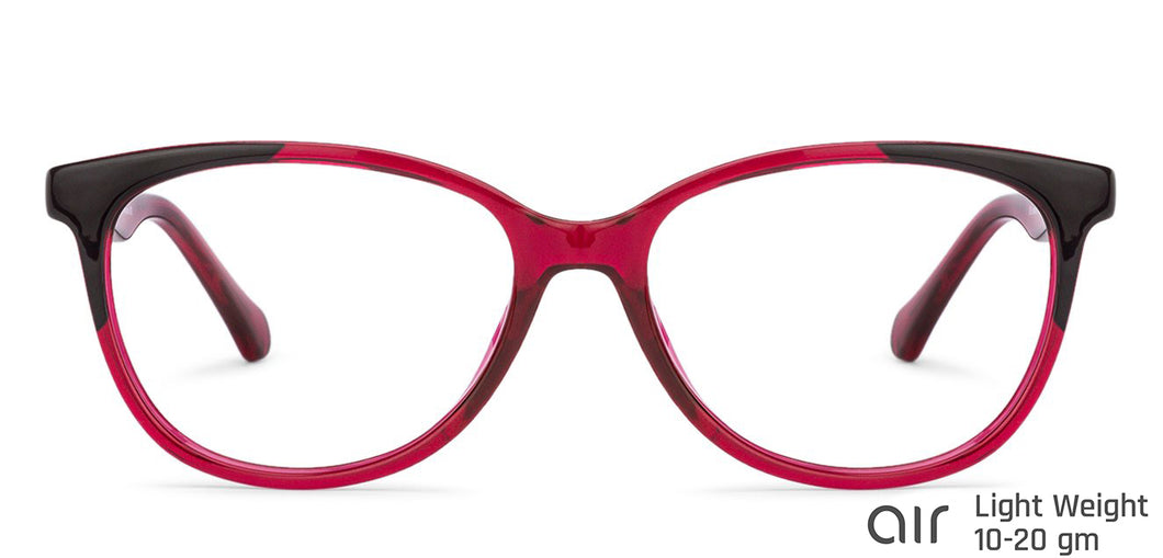 Grey Cat Eye Full Rim Women Eyeglasses by Lenskart Air Online-132689